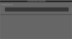 Desktop Screenshot of coloradovoter.com