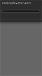 Mobile Screenshot of coloradovoter.com